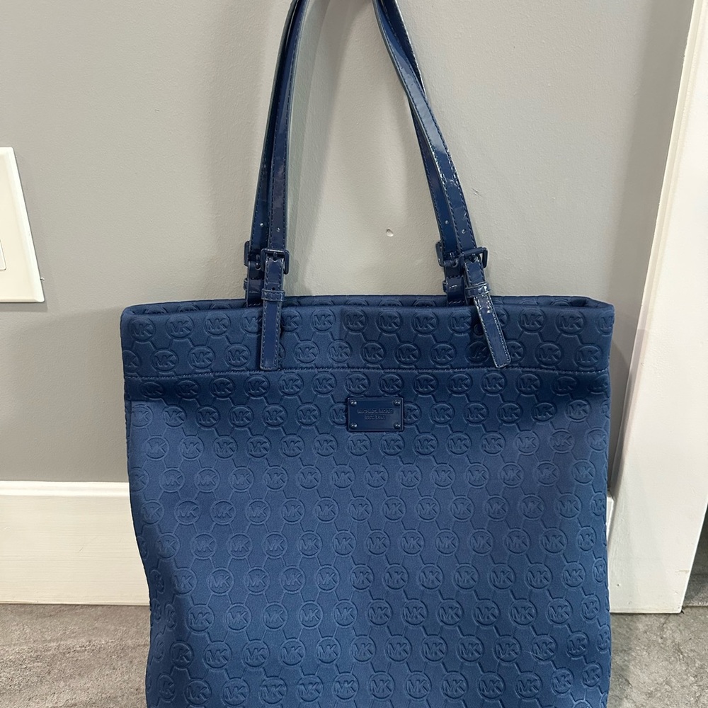 Michael Kors logo Blue Tote Bag